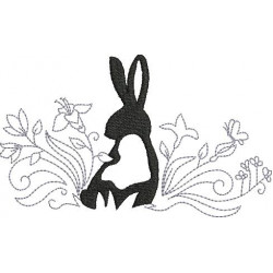 Stickdatei - Bunnies in the garden 8